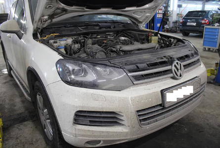 Volkswagen Touareg 2013г. Компьютерная диагностика генератора